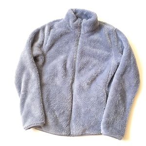 Super cozy fleece jacket women’s medium blue